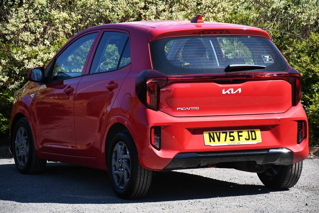 Kia Picanto 1.0 Pure Hatchback Euro 6 Ss NV75FJD Red #3