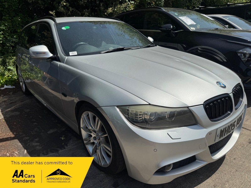 BMW 3 Series 320D M Sport Business WH05MDC Silver #2