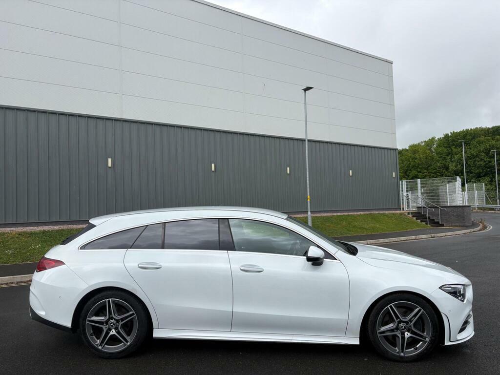 Mercedes-Benz CLA Class 1.3 Cla200 Amg Line Premium 2 Shooting Brake 7G- WD22EVL White #2