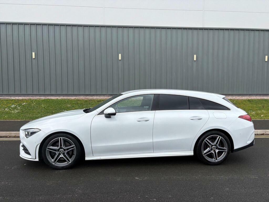 Mercedes-Benz CLA Class 1.3 Cla200 Amg Line Premium 2 Shooting Brake 7G- WD22EVL White #4