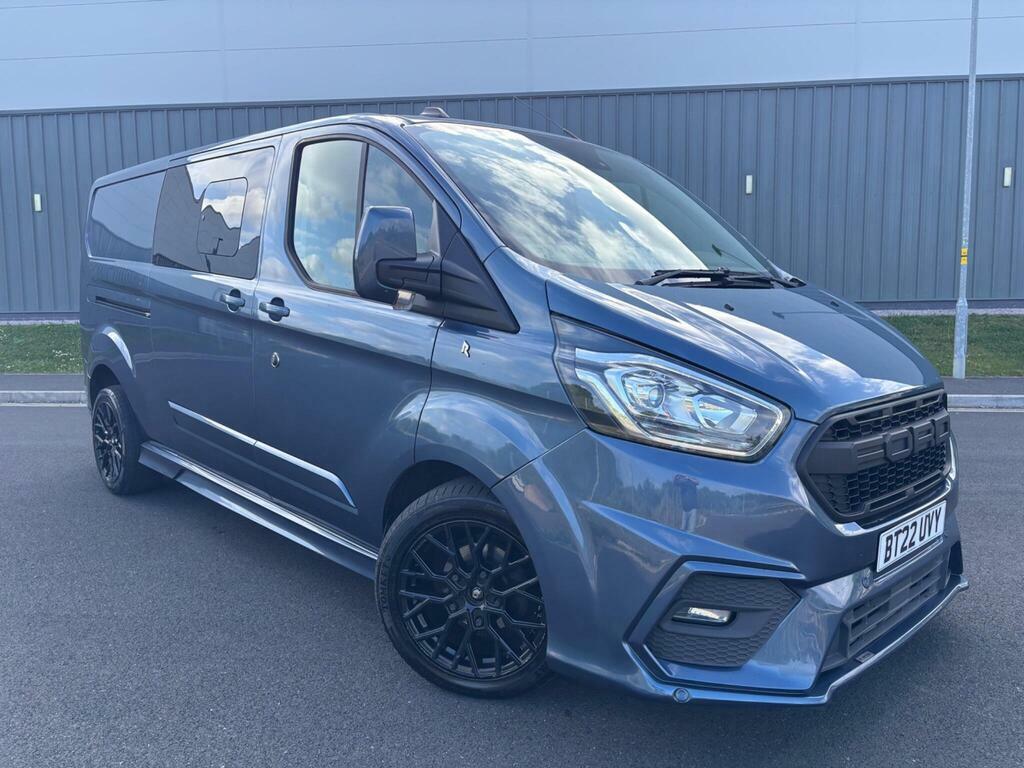Ford Transit Custom 2.0 300 Ecoblue Limited Crew Van L2 H1 Euro 6 S S BT22UVY Blue #4