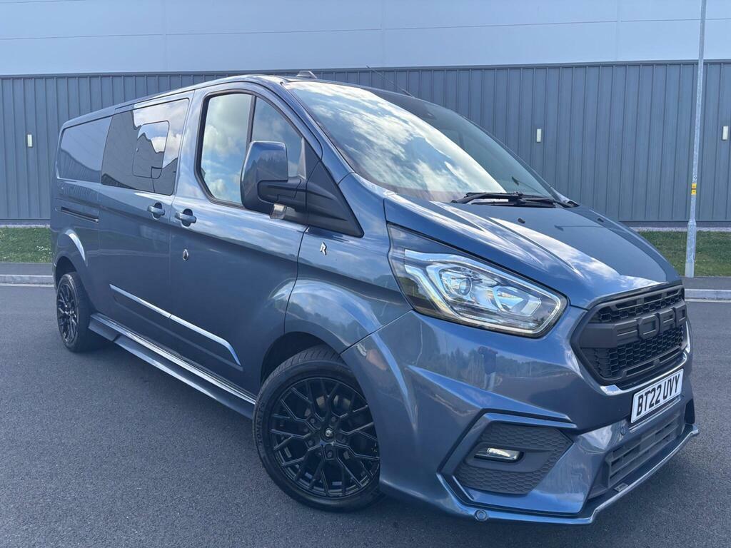 Ford Transit Custom 2.0 300 Ecoblue Limited Crew Van L2 H1 Euro 6 S S Blue