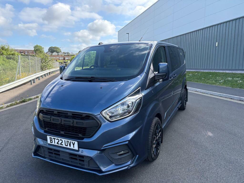 Ford Transit Custom 2.0 300 Ecoblue Limited Crew Van L2 H1 Euro 6 S S BT22UVY Blue #2