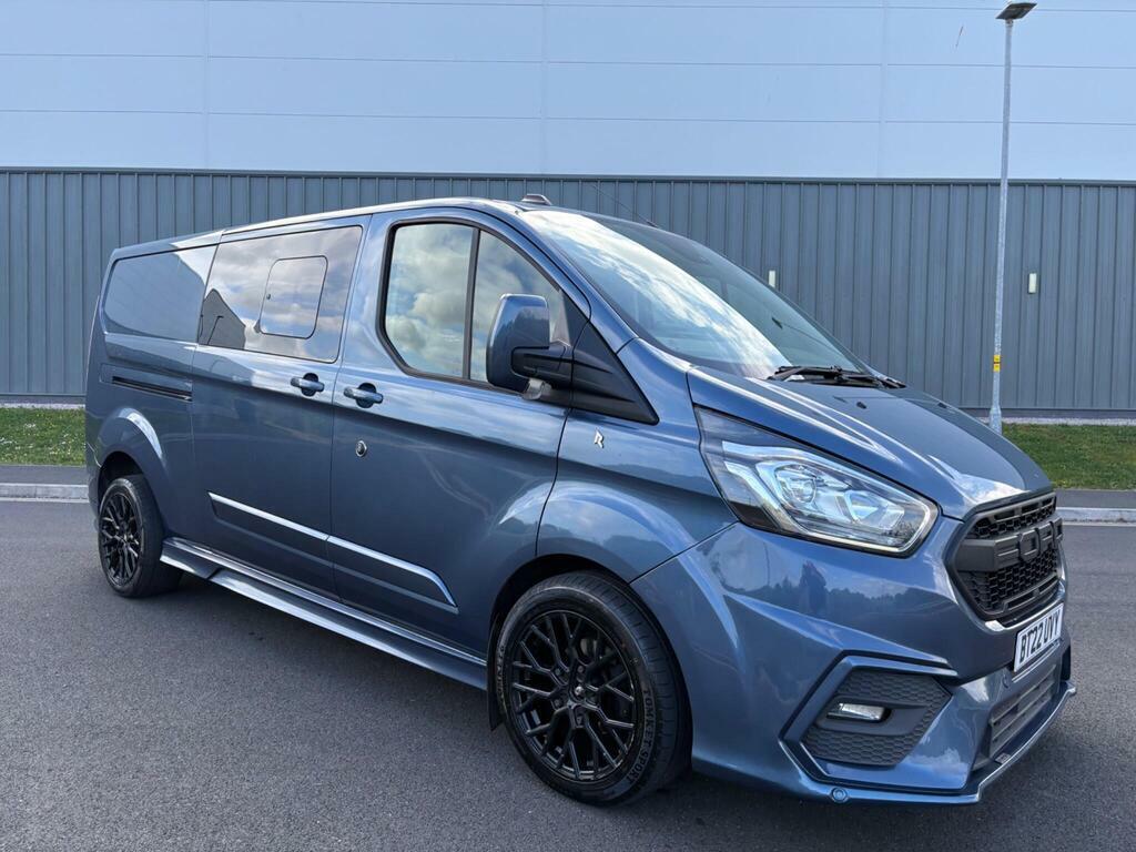 Ford Transit Custom 2.0 300 Ecoblue Limited Crew Van L2 H1 Euro 6 S S BT22UVY Blue #6