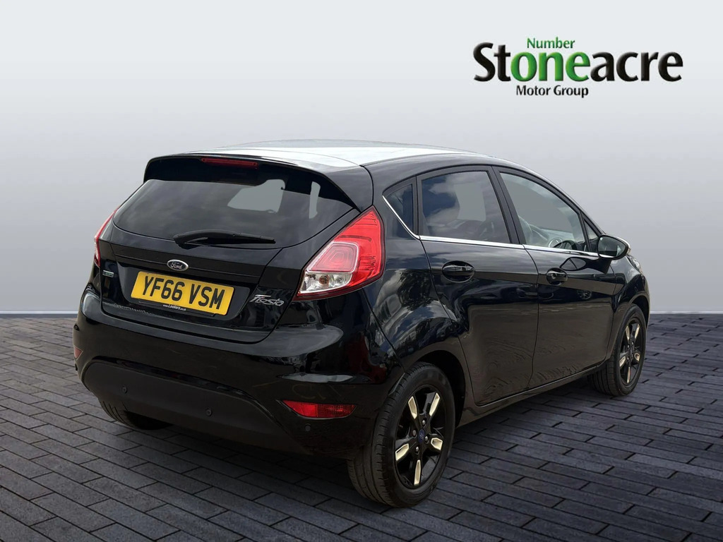 Ford Fiesta 1.0T Ecoboost Zetec Black Edition Euro 6 Ss YF66VSM  #3