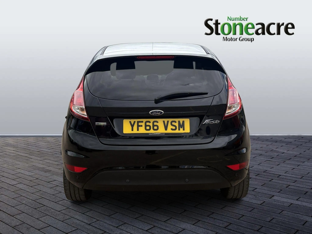 Ford Fiesta 1.0T Ecoboost Zetec Black Edition Euro 6 Ss YF66VSM  #4