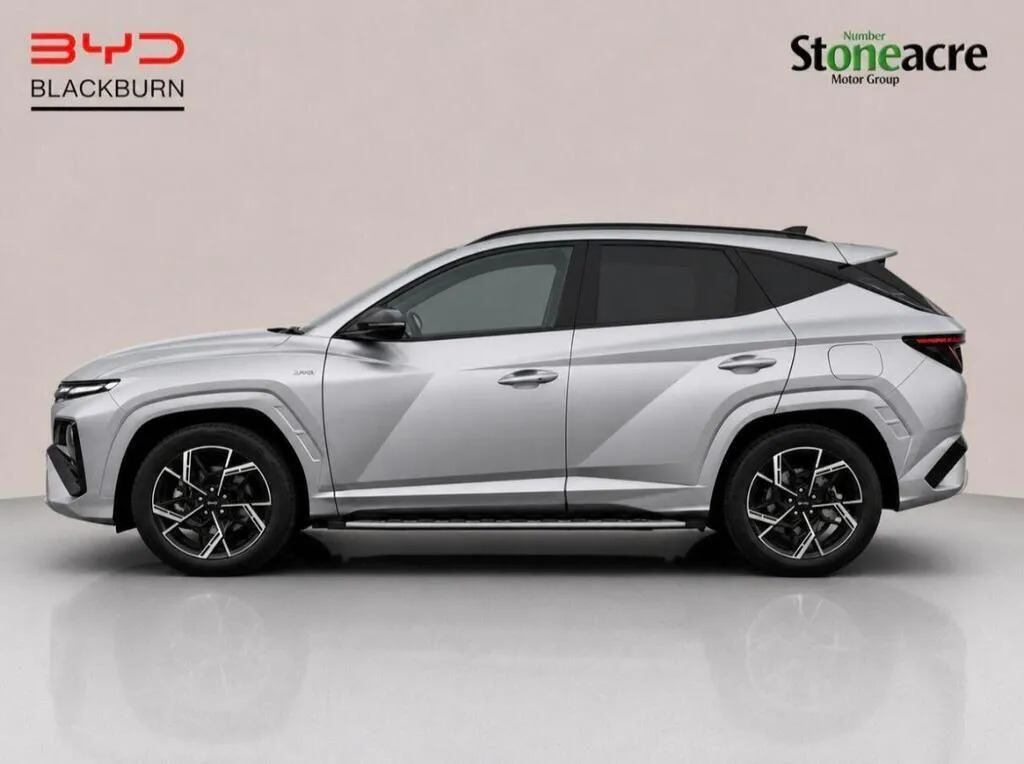 Hyundai Tucson 1.6 T-gdi N Line Euro 6 Ss BL24NRZ Silver #5