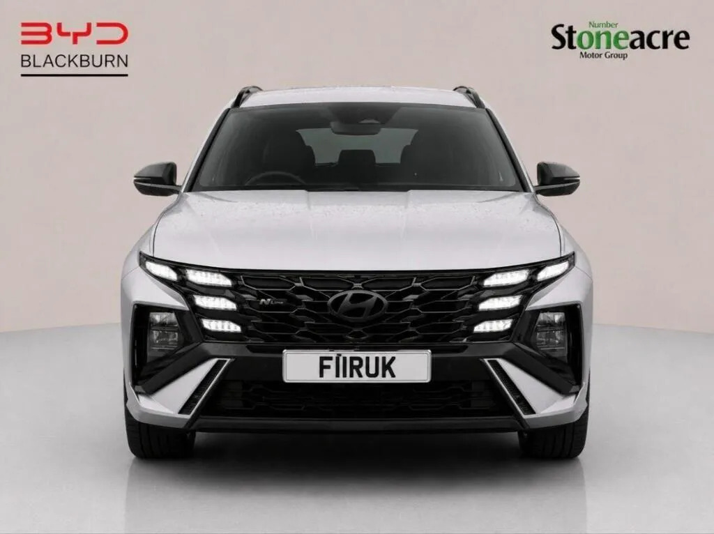 Hyundai Tucson 1.6 T-gdi N Line Euro 6 Ss BL24NRZ Silver #2