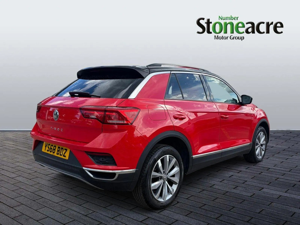 Volkswagen T-Roc 1.5 Tsi Evo Design Euro 6 Ss YS68BDZ Red #3