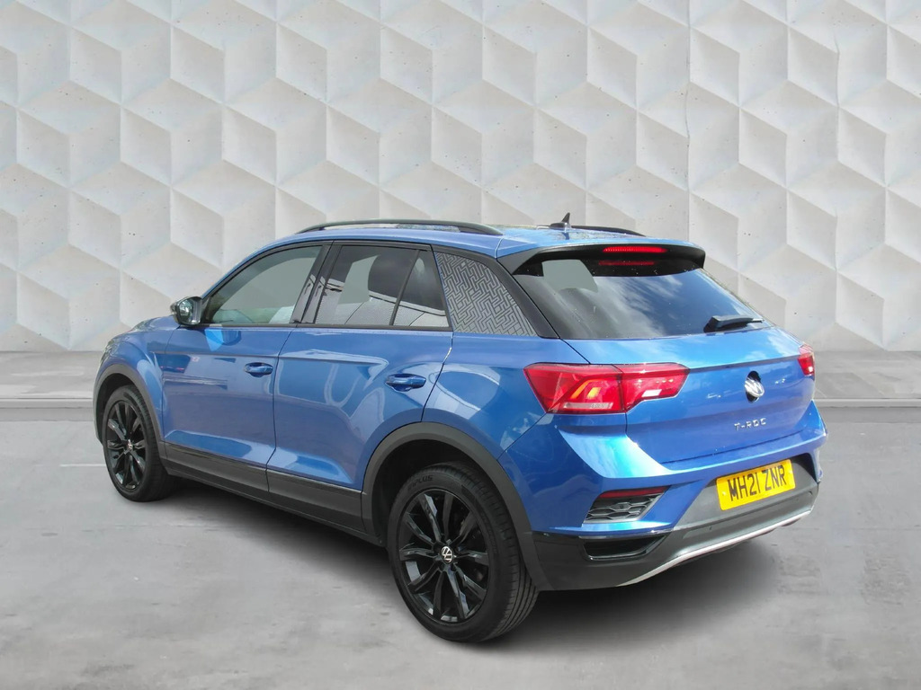 Volkswagen T-Roc 1.0 Tsi Black Edition Euro 6 Ss MH21ZNR Blue #4