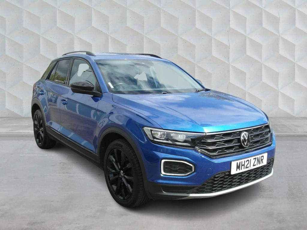 Volkswagen T-Roc 1.0 Tsi Black Edition Euro 6 Ss Blue