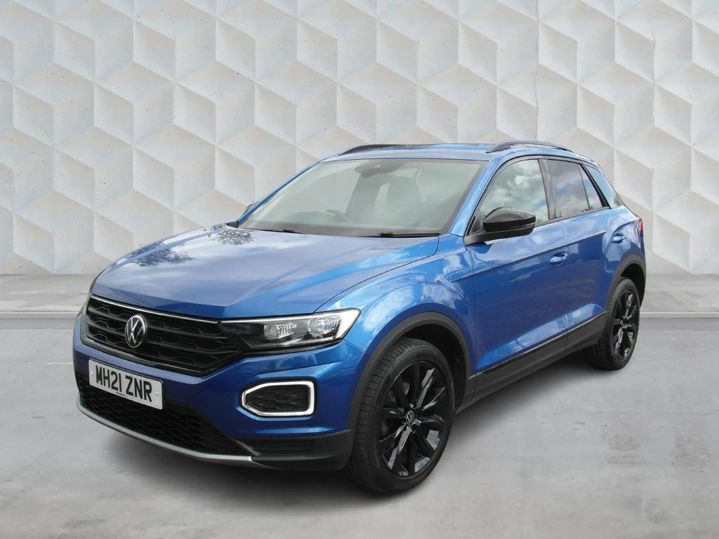 Volkswagen T-Roc 1.0 Tsi Black Edition Euro 6 Ss MH21ZNR Blue #3