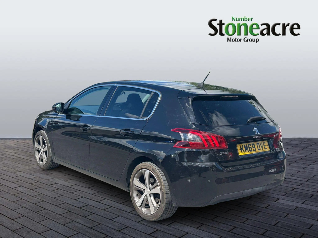 Peugeot 308 1.2 Puretech Tech Edition Hatchback KM69OVE Black #4