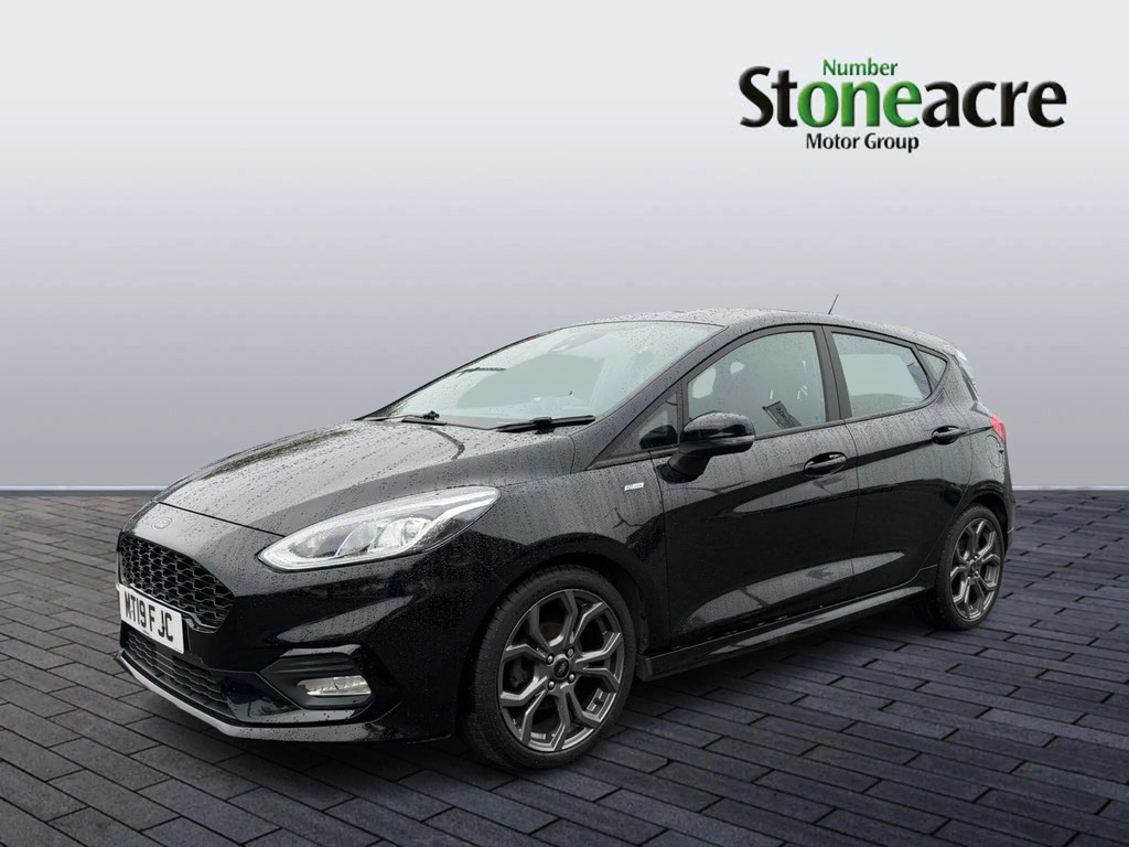 Ford Fiesta 1.0 Ecoboost St-line MT19FJC Black #4