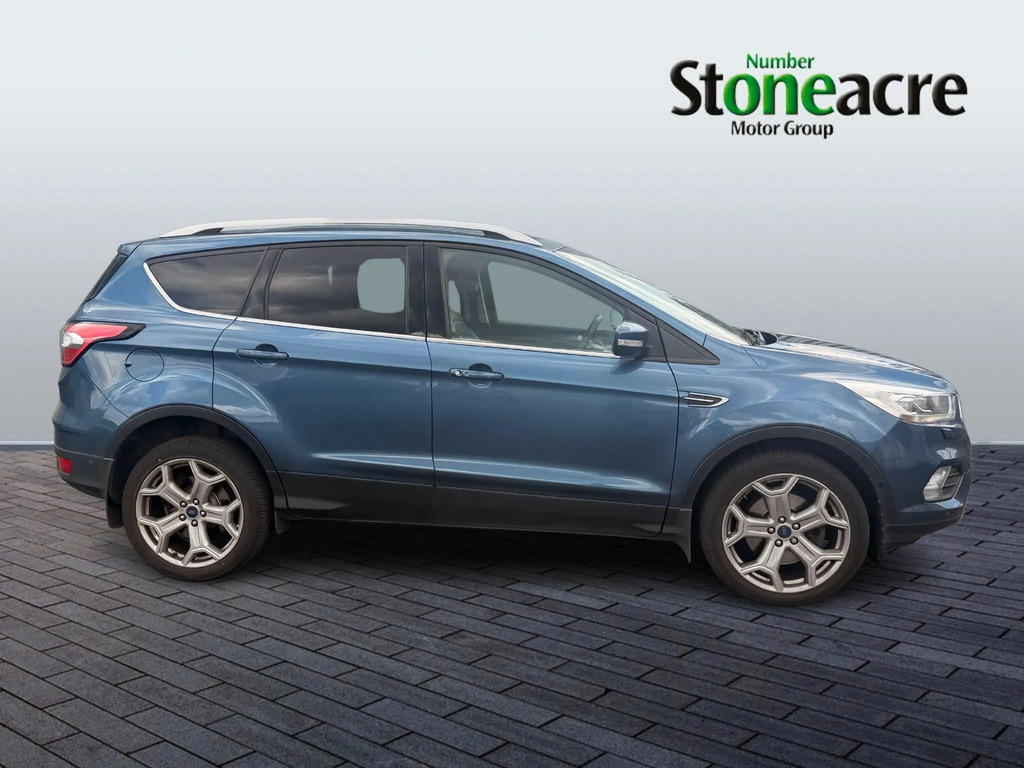 Ford Kuga 2.0 Tdci Titanium X Powershift Euro 6 EO68KUE Blue #2