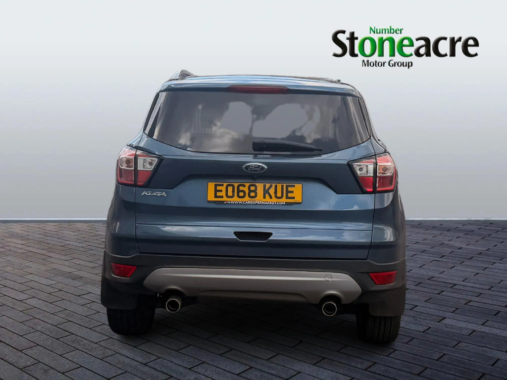 Ford Kuga 2.0 Tdci Titanium X Powershift Euro 6 EO68KUE Blue #4