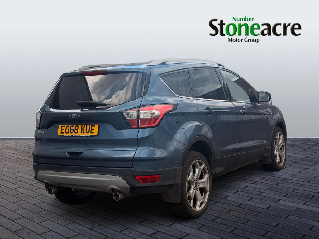 Ford Kuga 2.0 Tdci Titanium X Powershift Euro 6 EO68KUE Blue #3
