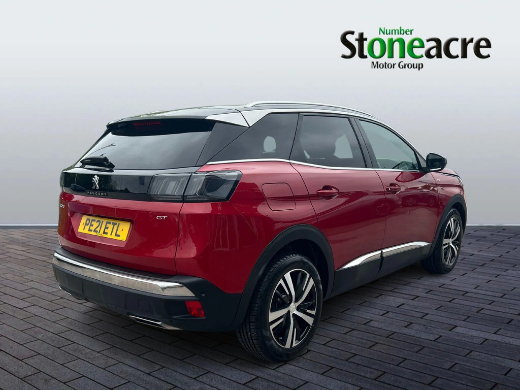 Peugeot 3008 1.2 Puretech Gt Eat Euro 6 Ss PE21ETL Red #3