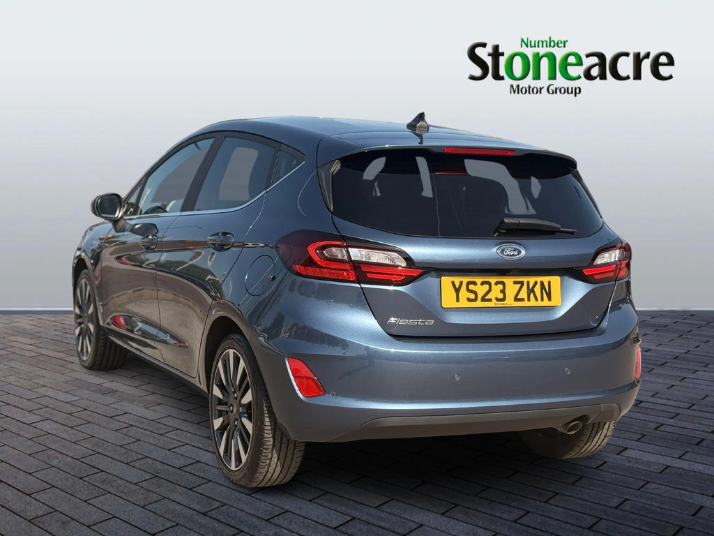 Ford Fiesta 1.0T Ecoboost Titanium X Hatchback YS23ZKN Blue #4