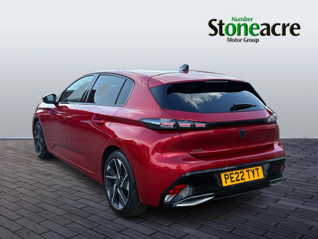 Peugeot 308 1.2 Puretech Allure Premium Eat Euro 6 Ss PE22TYT Red #4