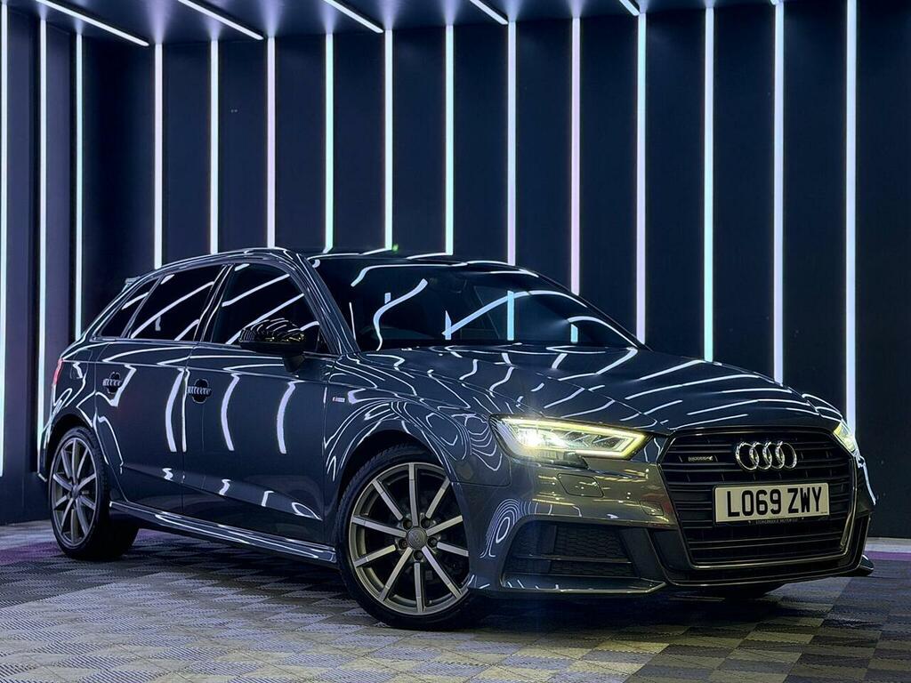 Audi A3 2.0 Tdi 40 Black Edition Sportback S Tronic Quattr Grey