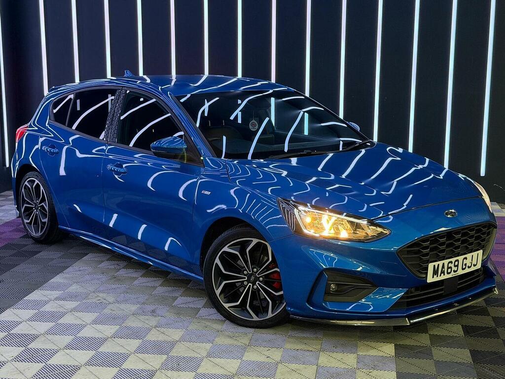 Ford Focus 1.5 Ecoblue St-line X Euro 6 Ss MA69GJJ Blue #2