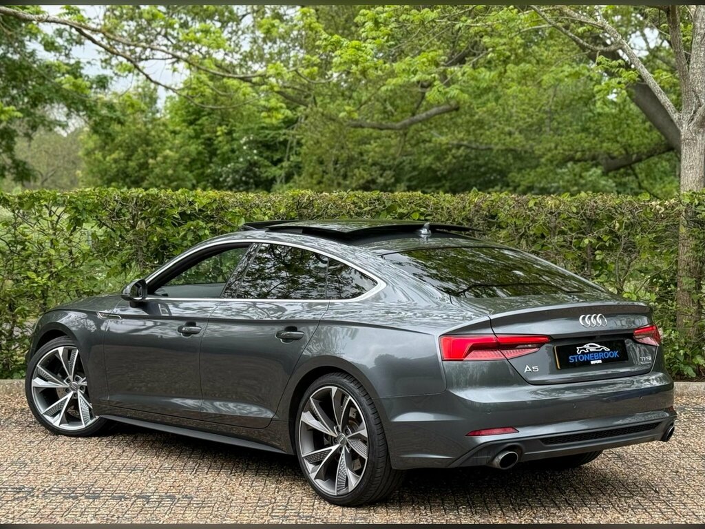 Audi A5 2.0 Tfsi S Line Sportback S Tronic Quattro Euro 6 LX17XBW Grey #4