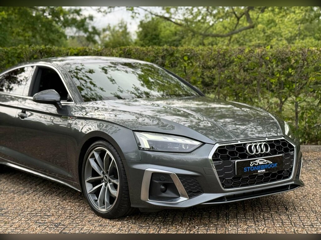 Audi A5 2.0 Tfsi 35 S Line Sportback S Tronic Euro 6 Ss VO71SVF Grey #5