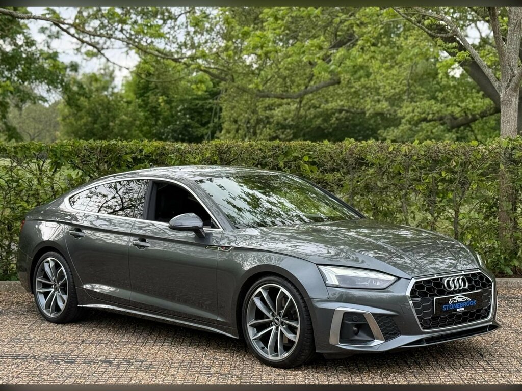 Audi A5 2.0 Tfsi 35 S Line Sportback S Tronic Euro 6 Ss VO71SVF Grey #4