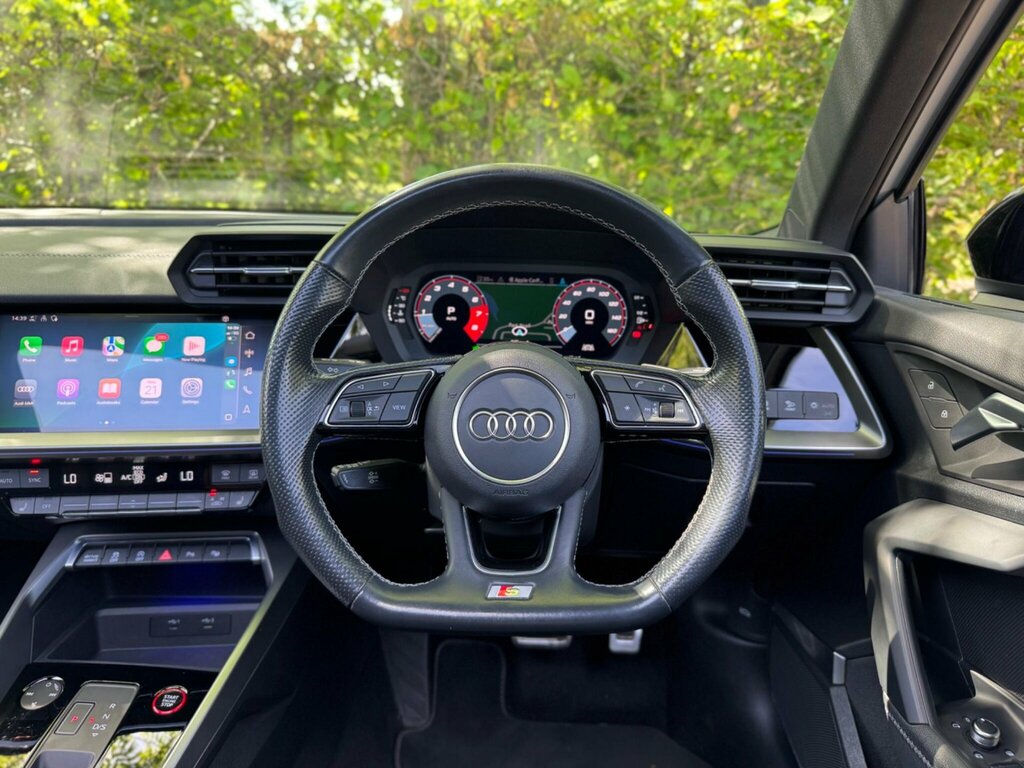 Audi S3 2.0 Tfsi Sportback S Tronic Quattro Euro 6 Ss 5 BD70VZH White #3