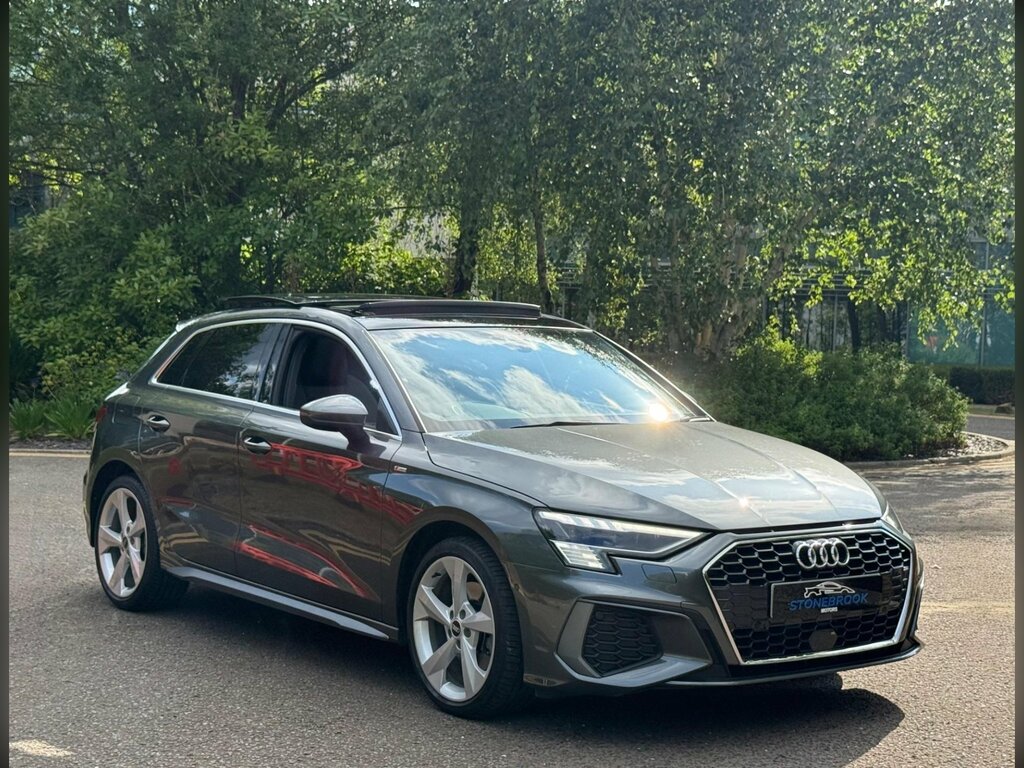 Audi A3 1.4 Tfsie 40 S Line Sportback S Tronic Euro 6 Ss FH70JUX Grey #4