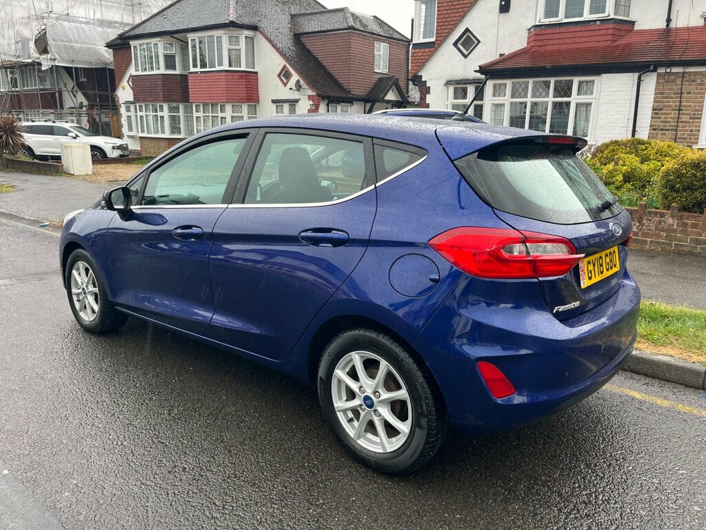 Ford Fiesta 1.0T Ecoboost Zetec Euro 6 Ss GY18GBO Blue #2