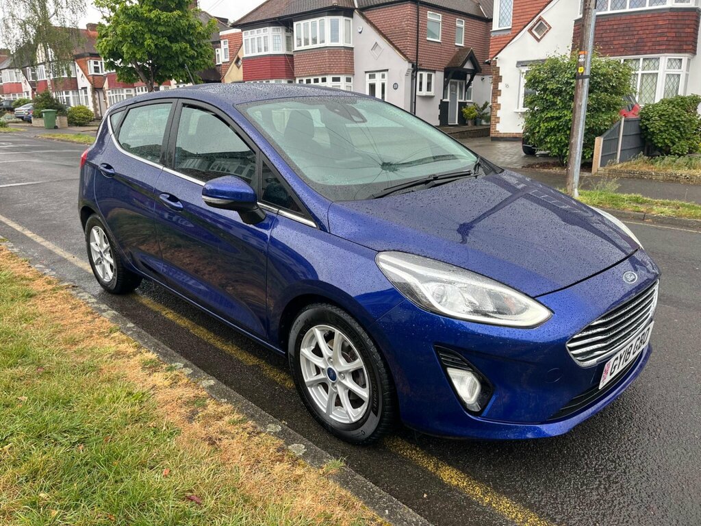 Ford Fiesta 1.0T Ecoboost Zetec Euro 6 Ss GY18GBO Blue #6