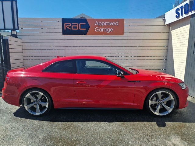 Audi A5 2.0 Tfsi 45 Black Edition Coupe S Troni FV69BKA Red #3