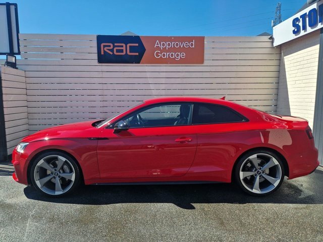 Audi A5 2.0 Tfsi 45 Black Edition Coupe S Troni FV69BKA Red #4