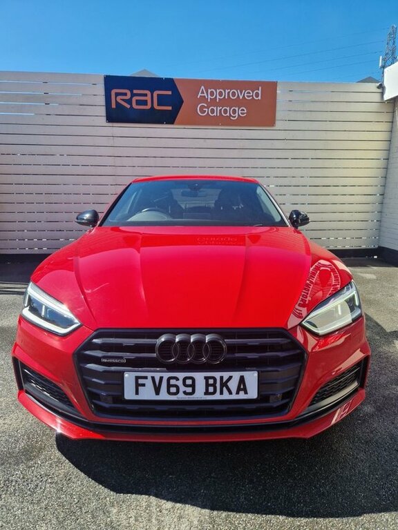 Audi A5 2.0 Tfsi 45 Black Edition Coupe S Troni FV69BKA Red #2
