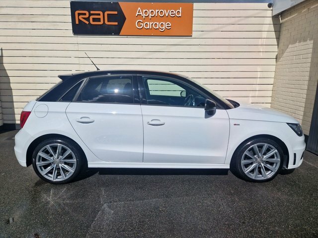 Audi A1 1.6 Tdi S Line Style Edition Sportback White #4