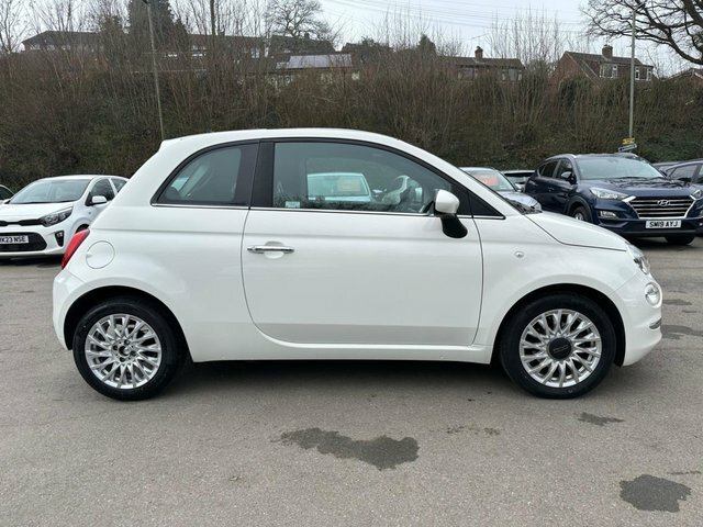 Fiat 500 1.0 Mhev Hatchback RX23KHH White #4