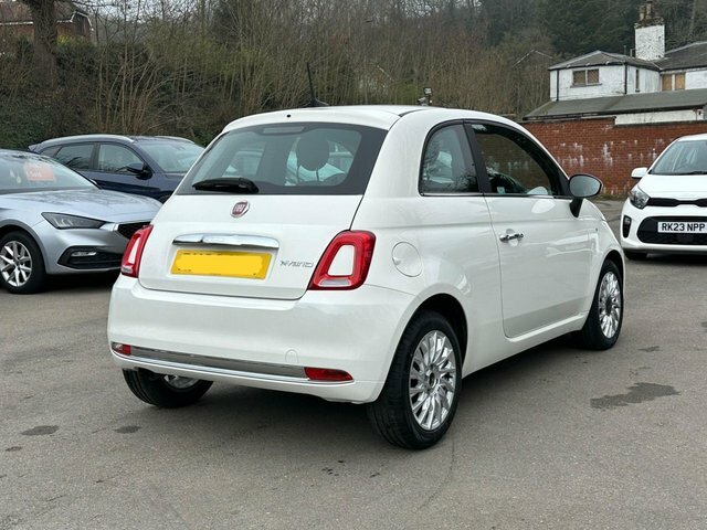 Fiat 500 1.0 Mhev Hatchback RX23KHH White #6