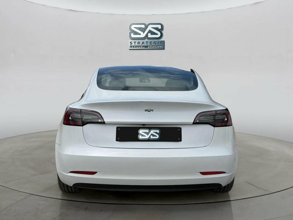 Tesla Model 3 Saloon SN70WOJ White #5