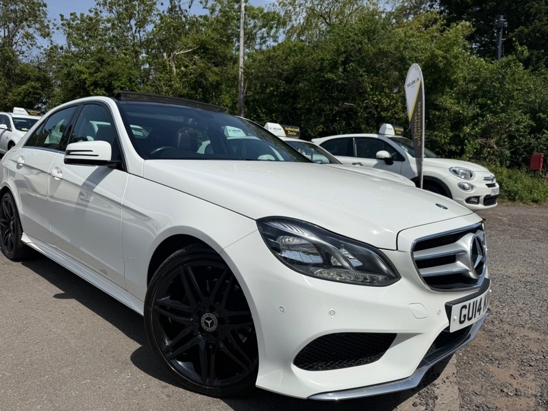 Mercedes-Benz E Class E220 Cdi Amg Sport GU14KNK White #2