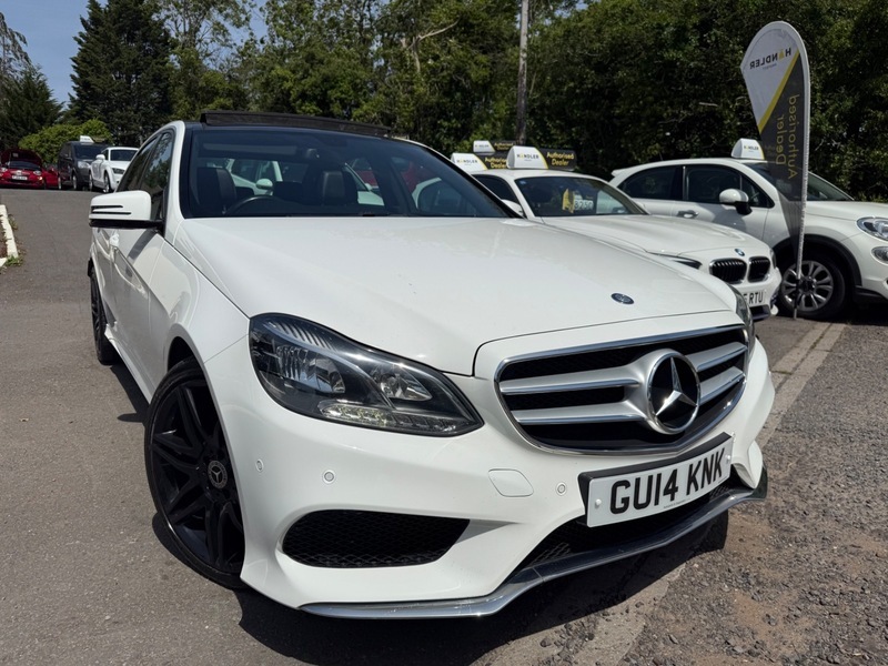 Mercedes-Benz E Class E220 Cdi Amg Sport GU14KNK White #3