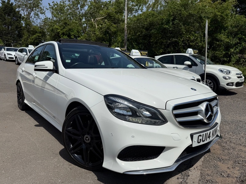 Mercedes-Benz E Class E220 Cdi Amg Sport White