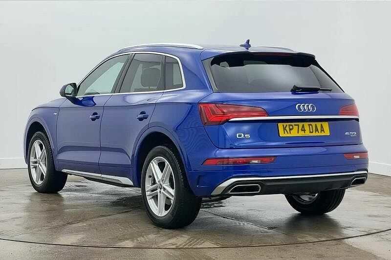 Audi Q5 S Line 45 Tfsi Quattro 265 Ps S Tronic KP74DAA Blue #3