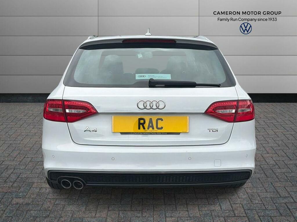 Audi A4 2.0 Tdi 190 S Line Multritronic Nav GM15MVJ White #4