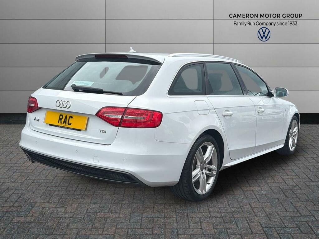 Audi A4 2.0 Tdi 190 S Line Multritronic Nav GM15MVJ White #3