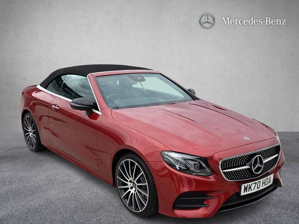 Mercedes-Benz E Class E220d Amg Line Premium Plus 9G-tronic 2020 Red