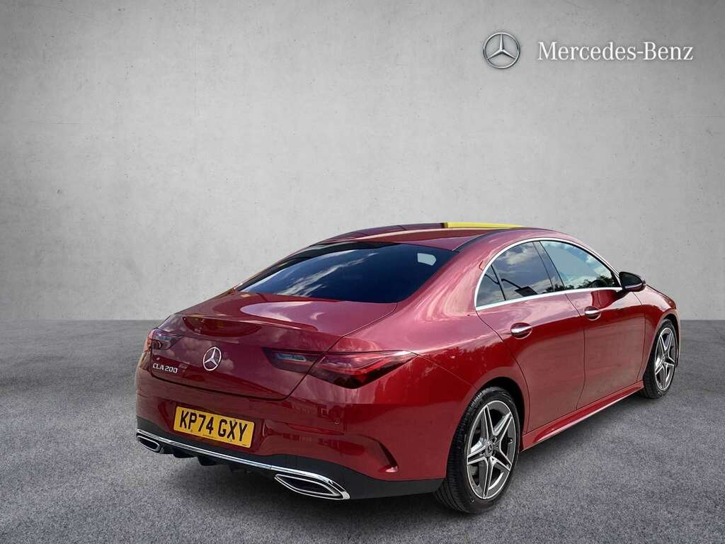 Mercedes-Benz CLA Class 200 Amg Line Executive Tip 2024 KP74GXY Red #3
