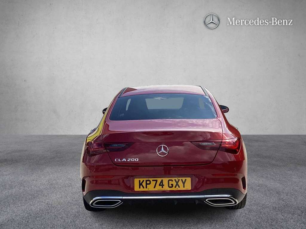 Mercedes-Benz CLA Class 200 Amg Line Executive Tip 2024 KP74GXY Red #4