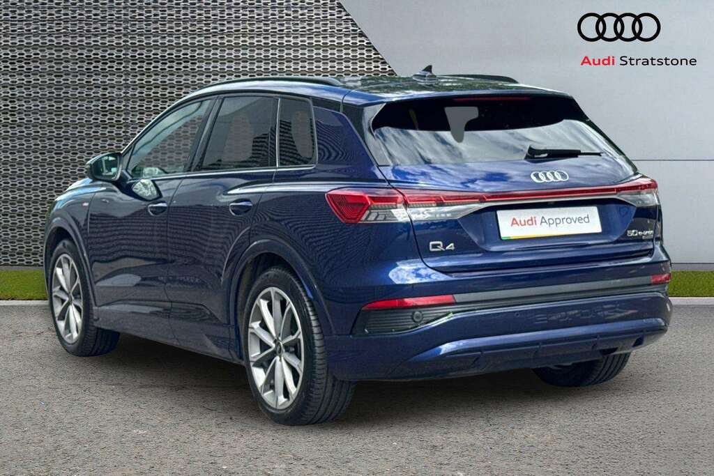 Audi Q4 E Tron 220Kw 50 Quattro 82.77Kwh Edition 1 2024 BA73YFU Blue #3